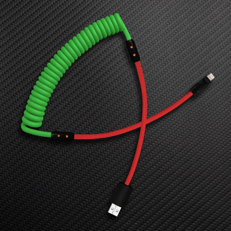 "Chubby Mood" Silicone Braided Fast Charging Cable #528 - Image 20