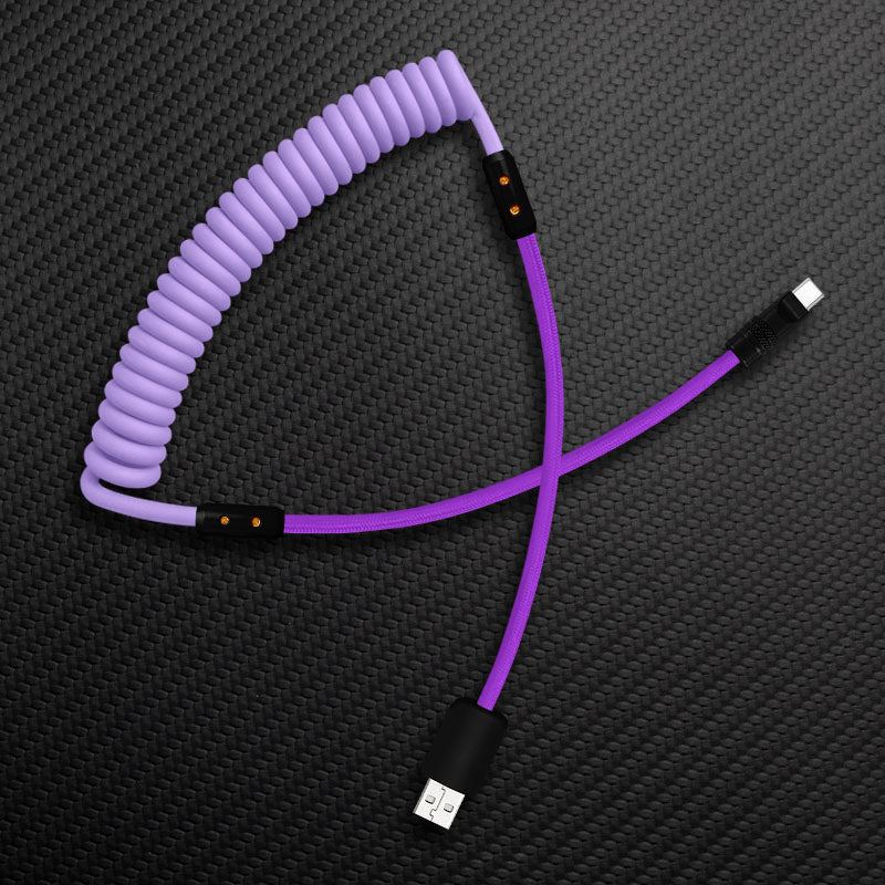 "Chubby Mood" Silicone Braided Fast Charging Cable #528 - Image 28