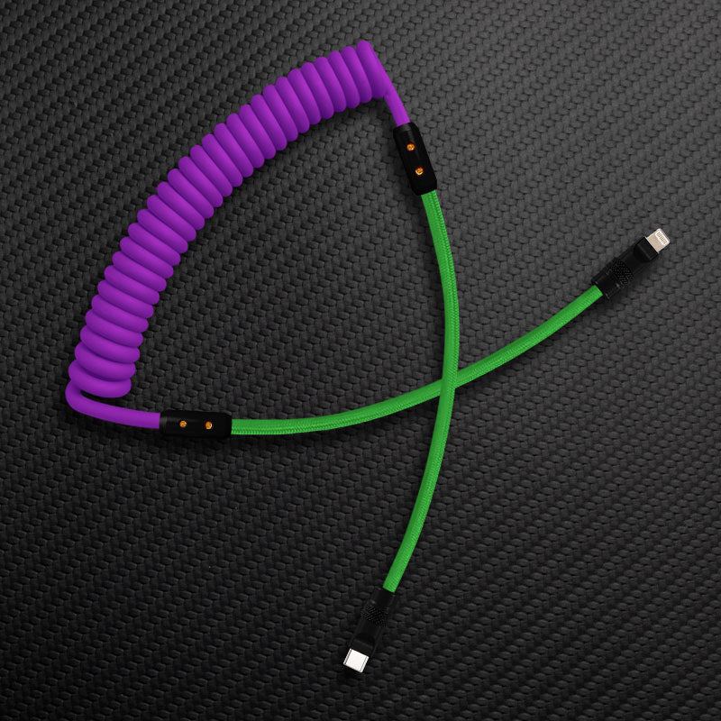 "Chubby Mood" Silicone Braided Fast Charging Cable #528 - Image 31
