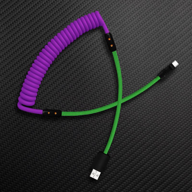 "Chubby Mood" Silicone Braided Fast Charging Cable #528 - Image 32