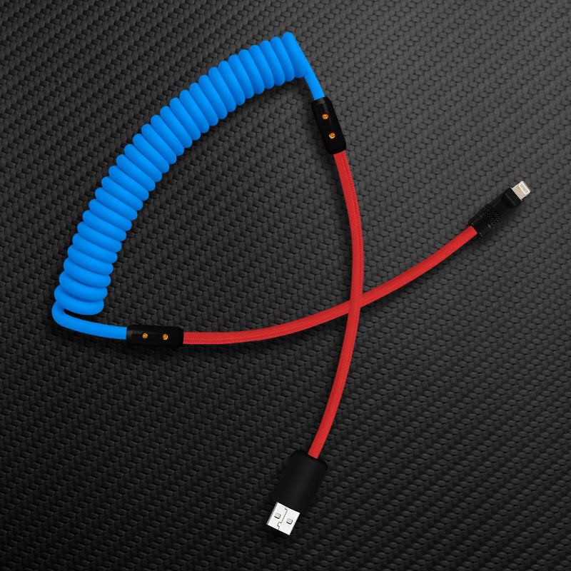 "Chubby Mood" Silicone Braided Fast Charging Cable #528 - Image 4