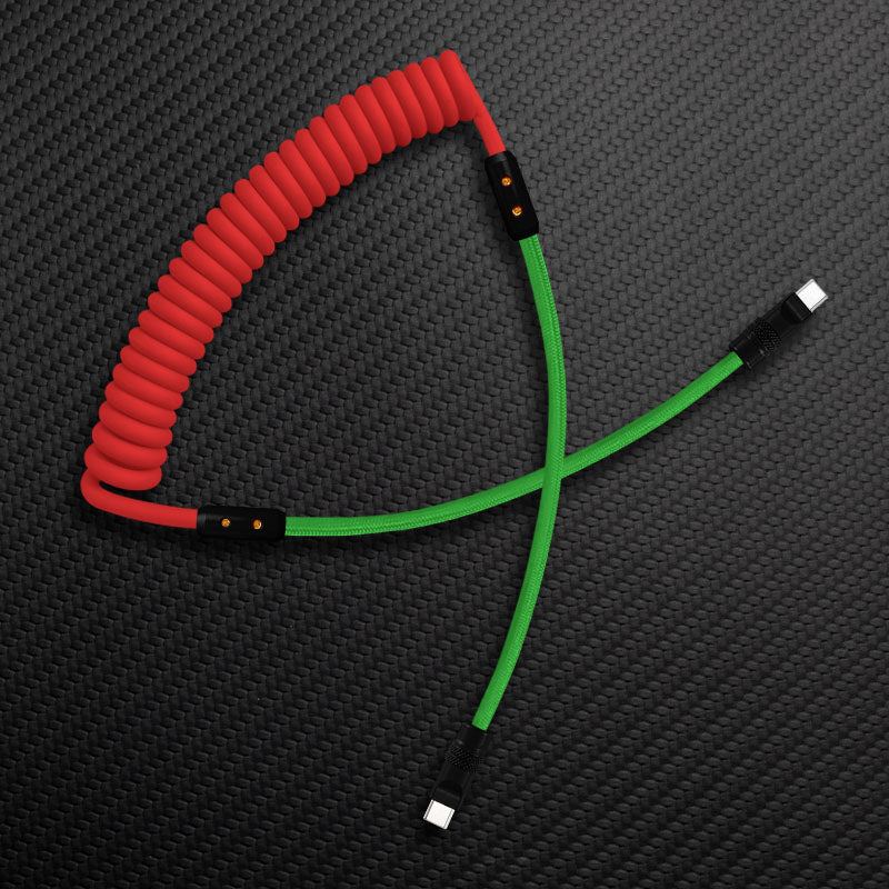 "Chubby Mood" Silicone Braided Fast Charging Cable #528 - Image 45