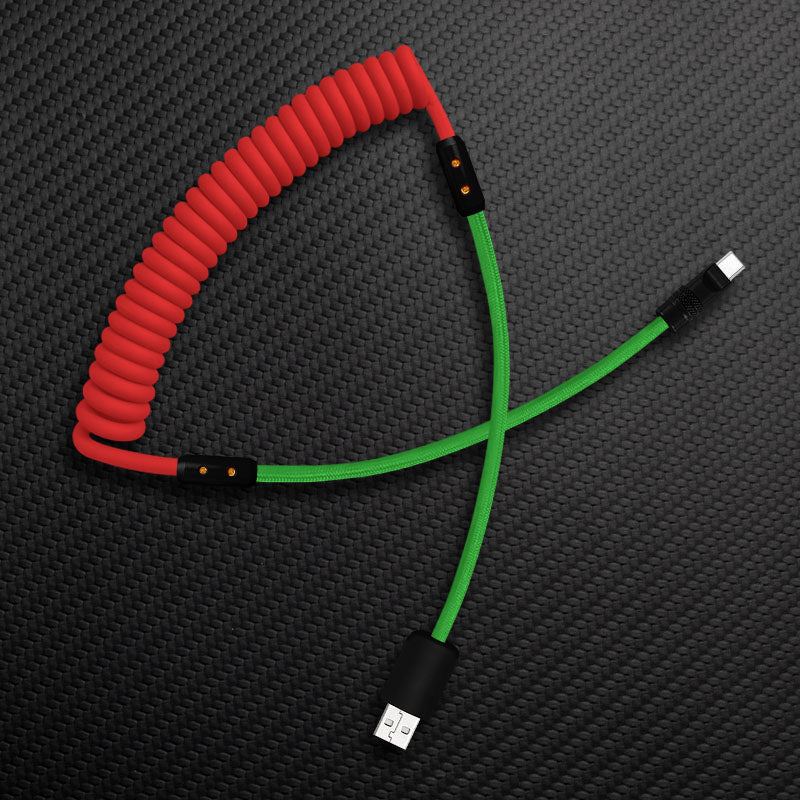 "Chubby Mood" Silicone Braided Fast Charging Cable #528 - Image 48