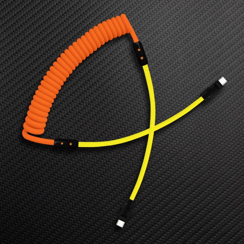 "Chubby Mood" Silicone Braided Fast Charging Cable #528 - Image 49