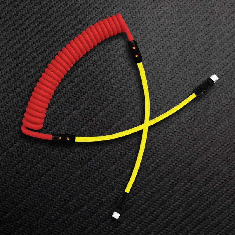 "Chubby Mood" Silicone Braided Fast Charging Cable #528 - Image 54