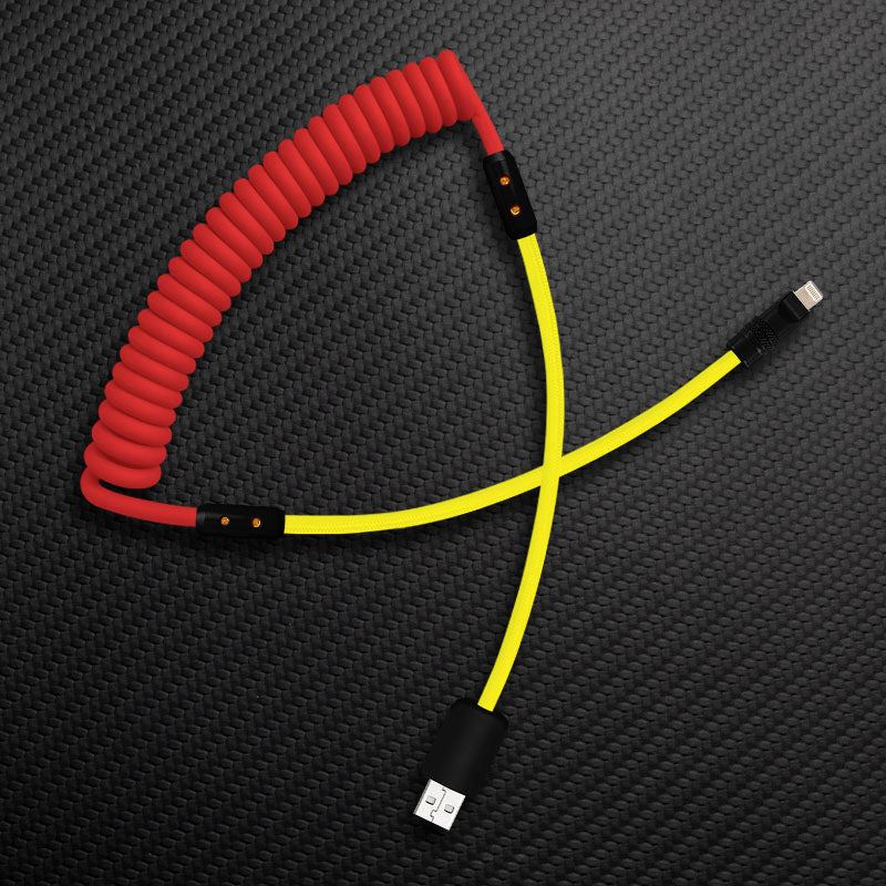"Chubby Mood" Silicone Braided Fast Charging Cable #528 - Image 55