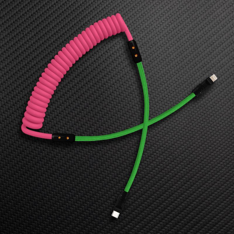 "Chubby Mood" Silicone Braided Fast Charging Cable #528 - Image 60