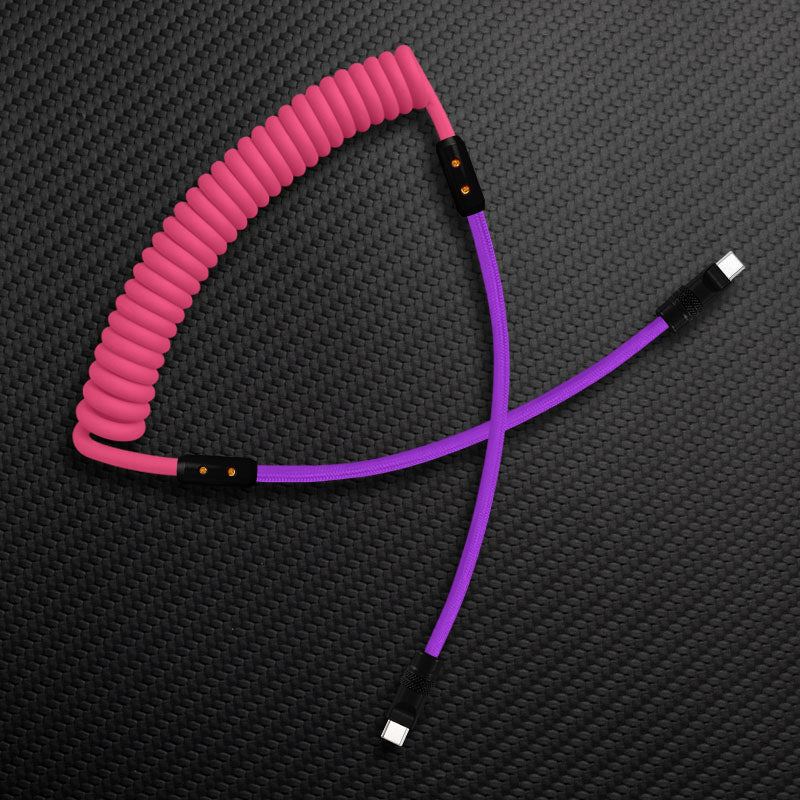 "Chubby Mood" Silicone Braided Fast Charging Cable #528 - Image 62