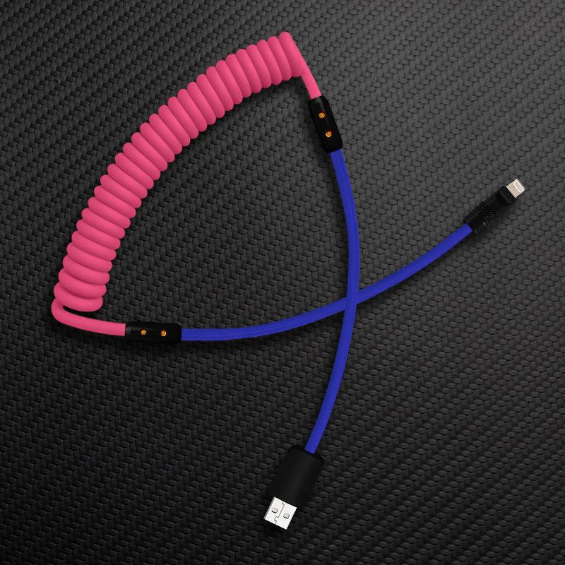 "Chubby Mood" Silicone Braided Fast Charging Cable #528 - Image 67