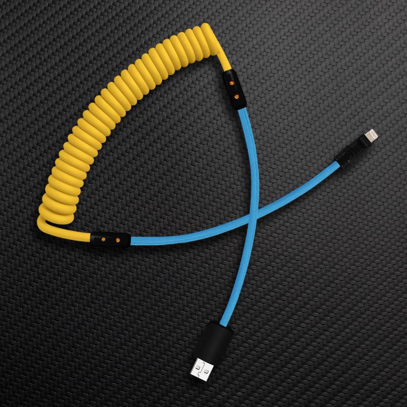 "Chubby Mood" Silicone Braided Fast Charging Cable #528 - Image 84