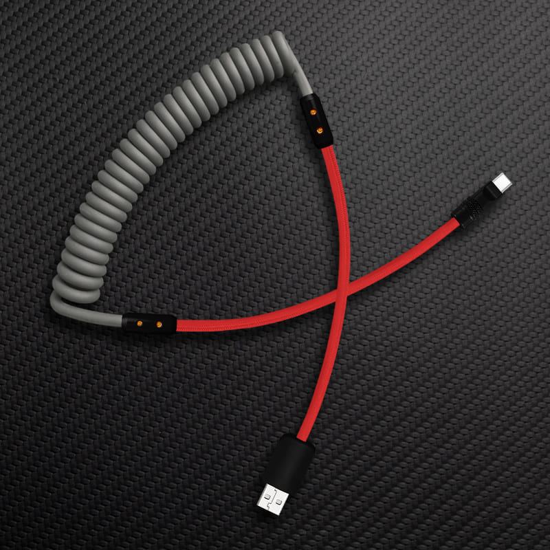 "Chubby Mood" Silicone Braided Fast Charging Cable #528 - Image 90