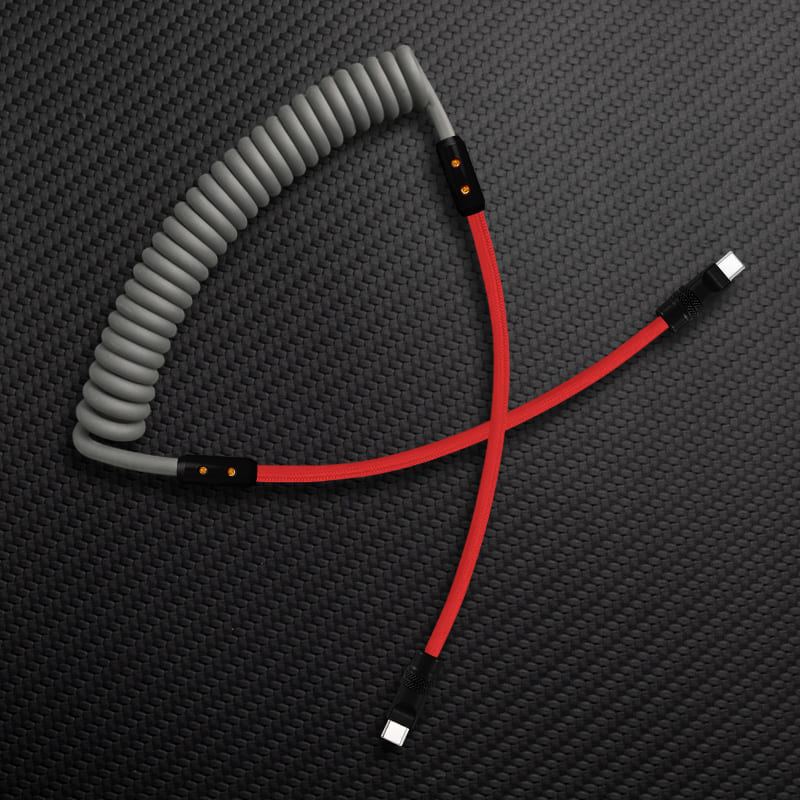 "Chubby Mood" Silicone Braided Fast Charging Cable #528 - Image 91