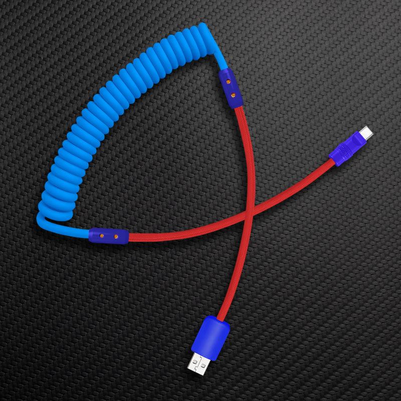 "Curly Chubby" Silicone Braided Fast Charging Cable #831 - Image 10