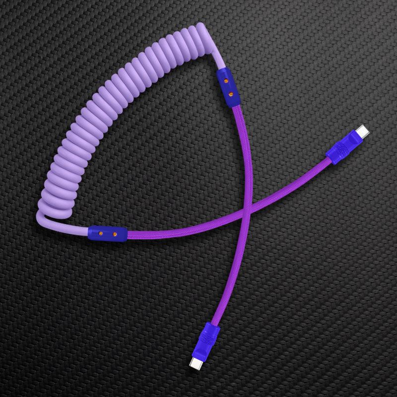 "Curly Chubby" Silicone Braided Fast Charging Cable #831 - Image 49