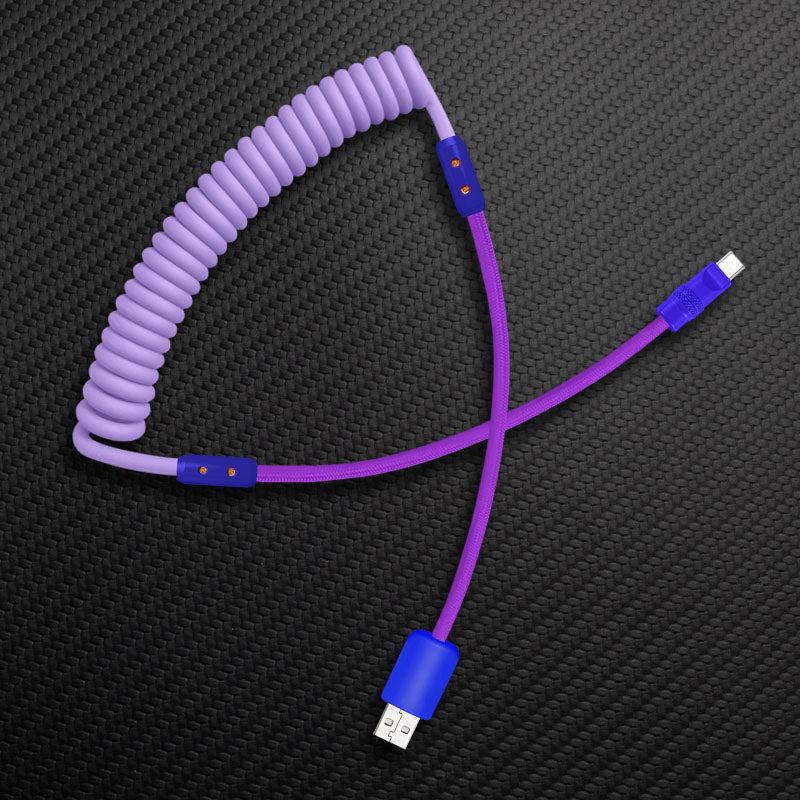 "Curly Chubby" Silicone Braided Fast Charging Cable #831 - Image 52