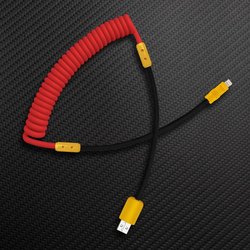 "Curly Chubby" Silicone Braided Fast Charging Cable #831 - Image 74