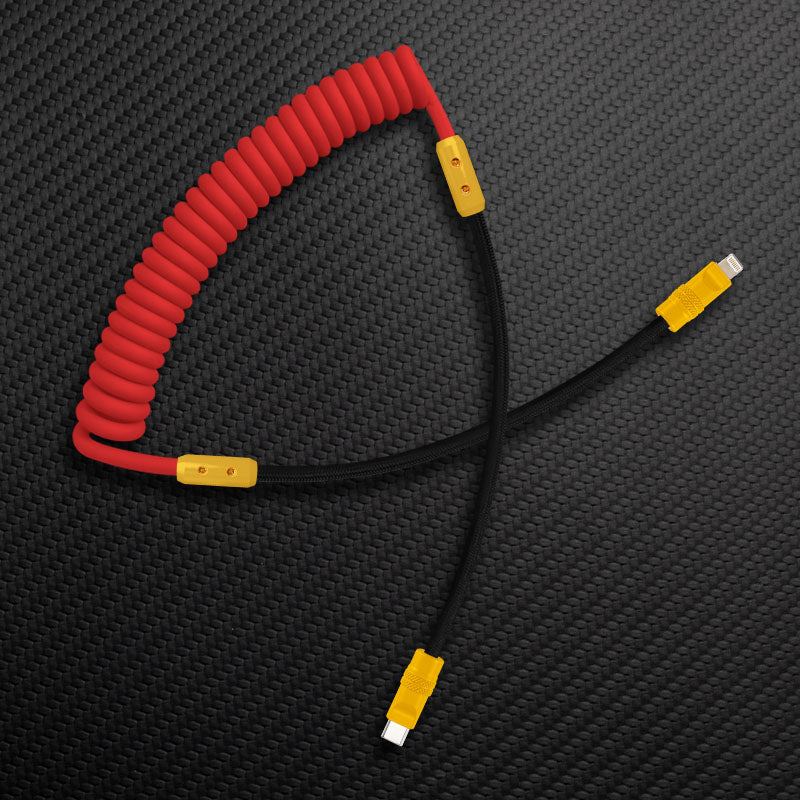 "Curly Chubby" Silicone Braided Fast Charging Cable #831 - Image 75