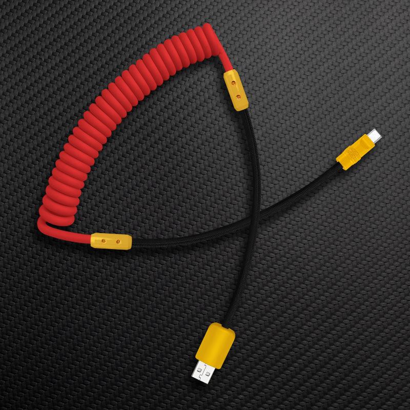 "Curly Chubby" Silicone Braided Fast Charging Cable #831 - Image 76