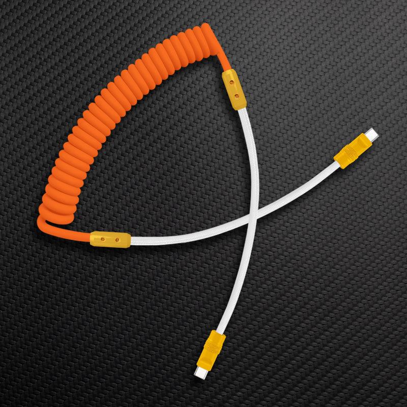 "Curly Chubby" Silicone Braided Fast Charging Cable #831 - Image 93