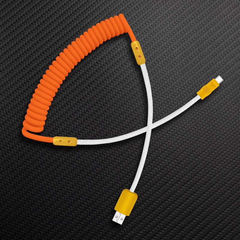"Curly Chubby" Silicone Braided Fast Charging Cable #831 - Image 96
