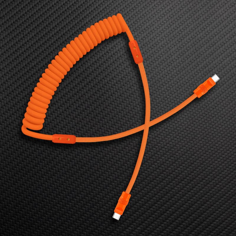 "Curly Chubby" Silicone Braided Fast Charging Cable #888 - Image 14