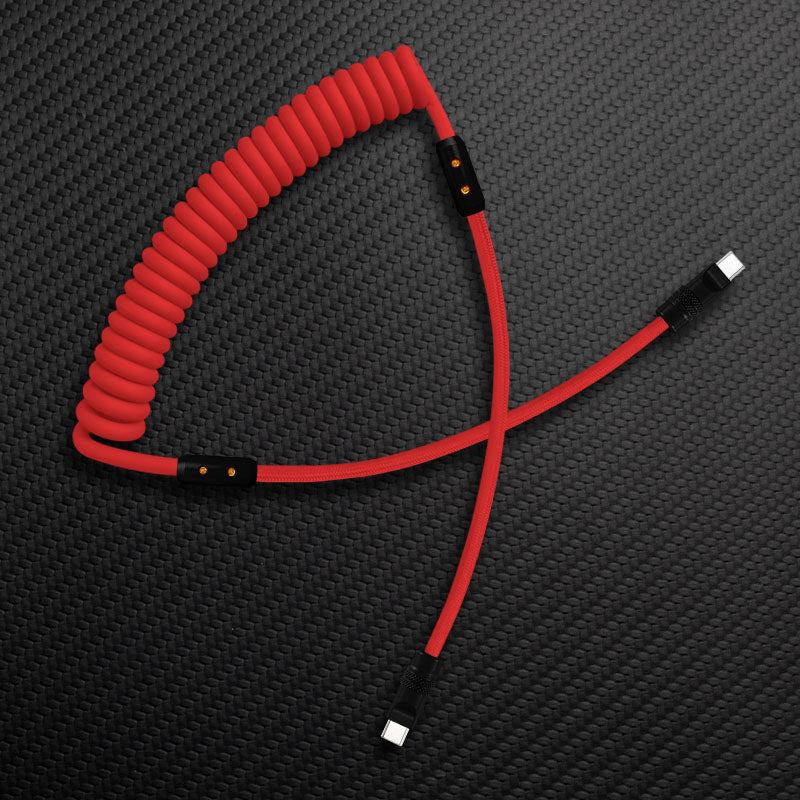 "Curly Chubby" Silicone Braided Fast Charging Cable #999 - Image 13