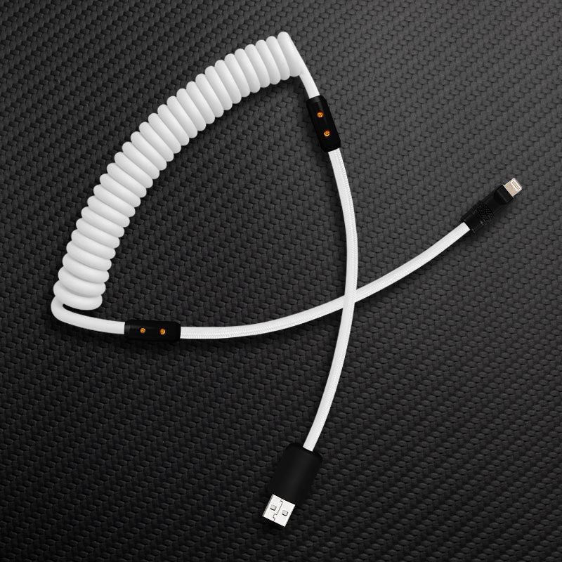 "Curly Chubby" Silicone Braided Fast Charging Cable #999 - Image 18