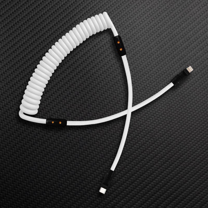 "Curly Chubby" Silicone Braided Fast Charging Cable #999 - Image 19