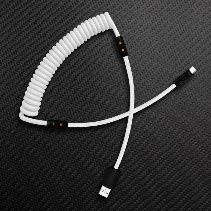 "Curly Chubby" Silicone Braided Fast Charging Cable #999 - Image 20