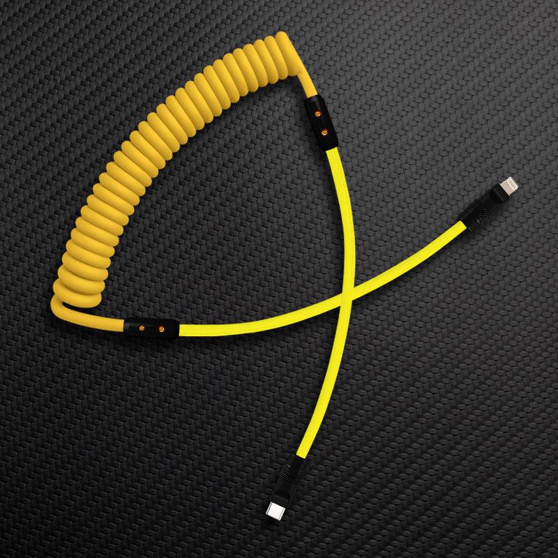 "Curly Chubby" Silicone Braided Fast Charging Cable #999 - Image 23