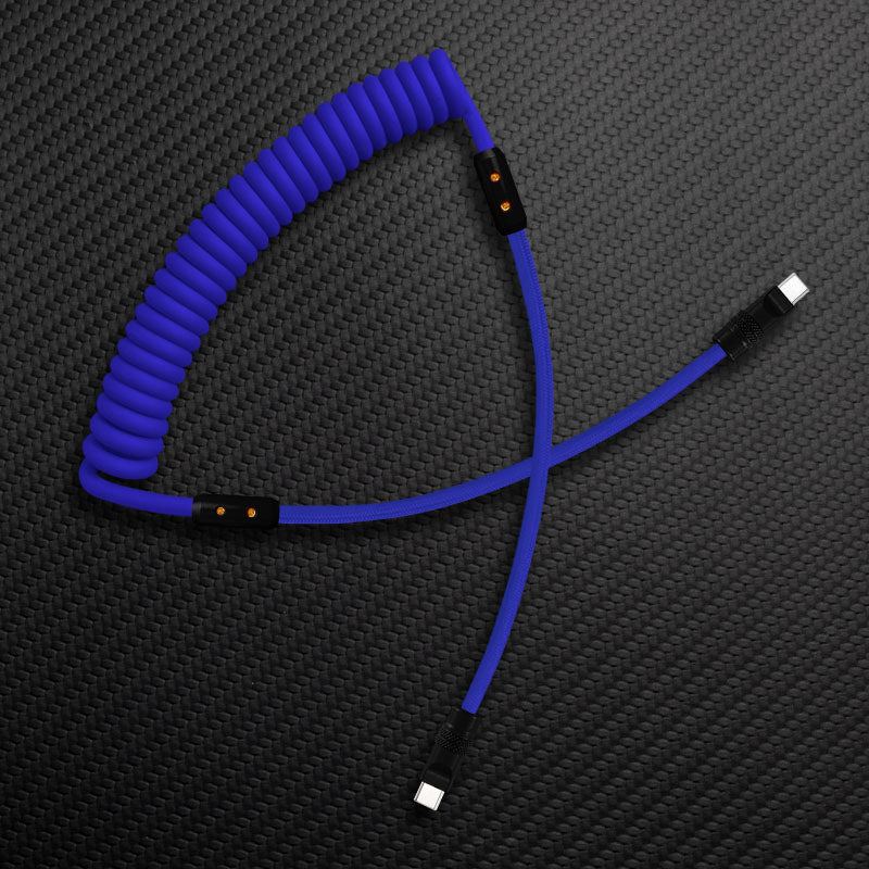 "Curly Chubby" Silicone Braided Fast Charging Cable #999 - Image 25