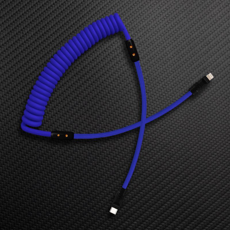 "Curly Chubby" Silicone Braided Fast Charging Cable #999 - Image 27