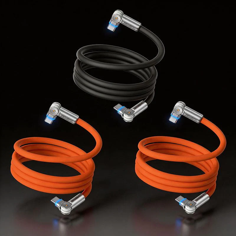 "Chubby RotateX" 240W Rotating Cable – 2-Pack / 3-Pack (Dual 180° + LED) - Image 11