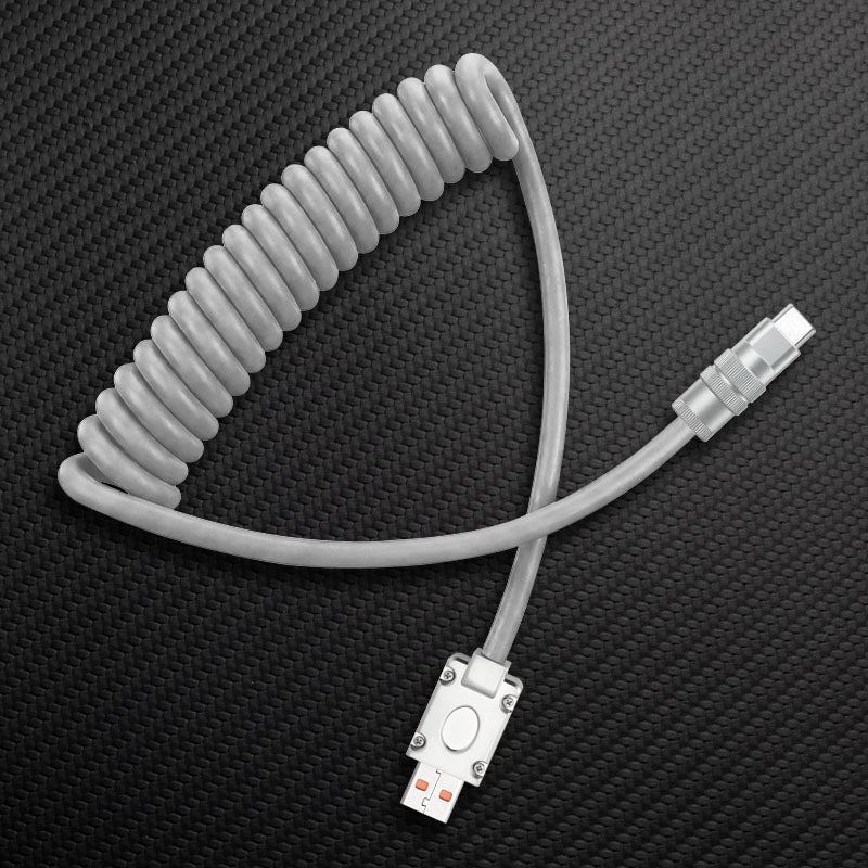 "Curly Chubby" Coiled Silicone Fast Charging Cable - Image 22