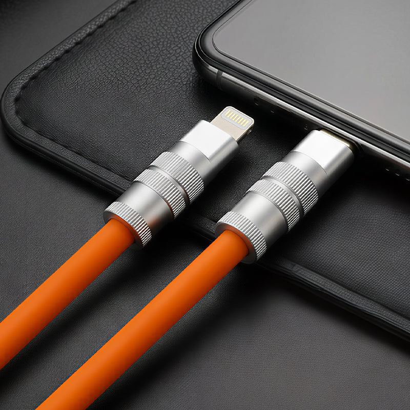 "Seamless Chubby"  Audio Cable - Type-C & Lightning (TRRS) - Image 4