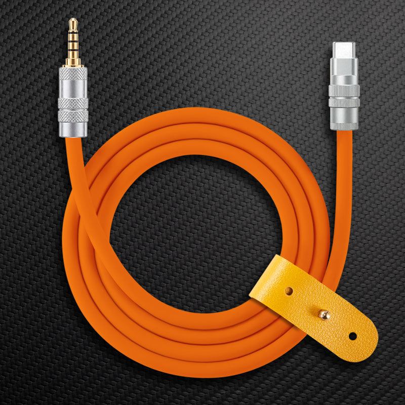 "Seamless Chubby"  Audio Cable - Type-C & Lightning (TRRS) - Image 6