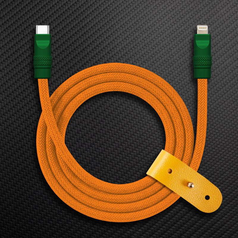 "Chubby" Vibrant Color-block Braided Charge Cable - Image 18