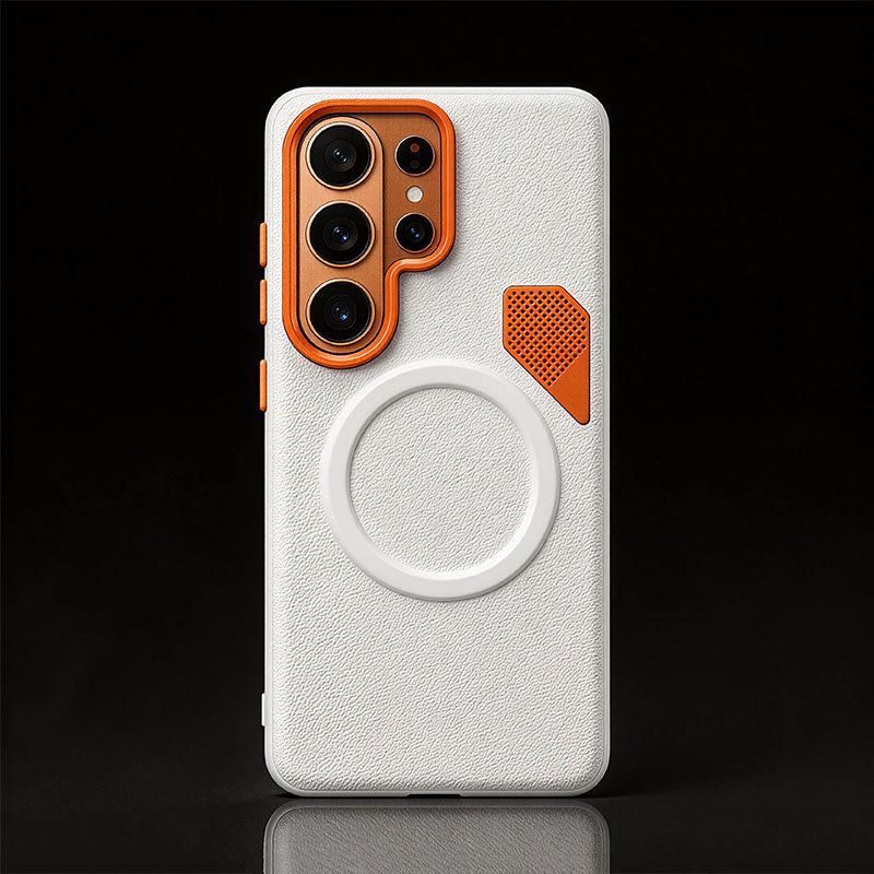 ChubbyArmor LuxeMag - Magnetic Leather Heat-Dissipation Case For Galaxy - Image 7