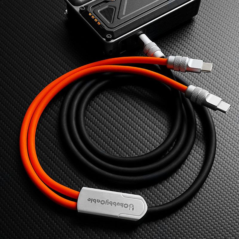 ChubbyCable Duo-Flex™ 100W & 60W 2-in-1 Fast Charging & Data Transfer Cable with Soft Silicone - Image 2