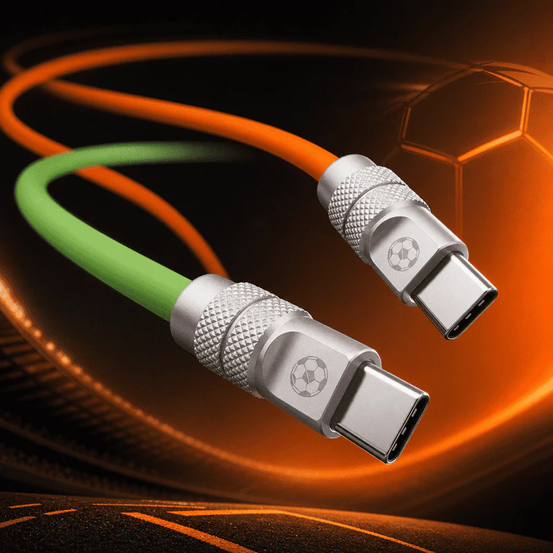 ChubbyCable Football Edition - 240W Fast Charge Cable With Limited Soccer Connector Design