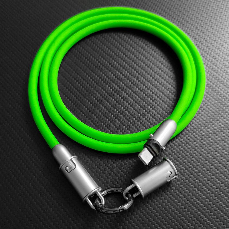 ChubbyCable Crossbody Strap - Anti-Theft Hang & Twist-to-Charge 240W LoopCharge Cable - Image 6