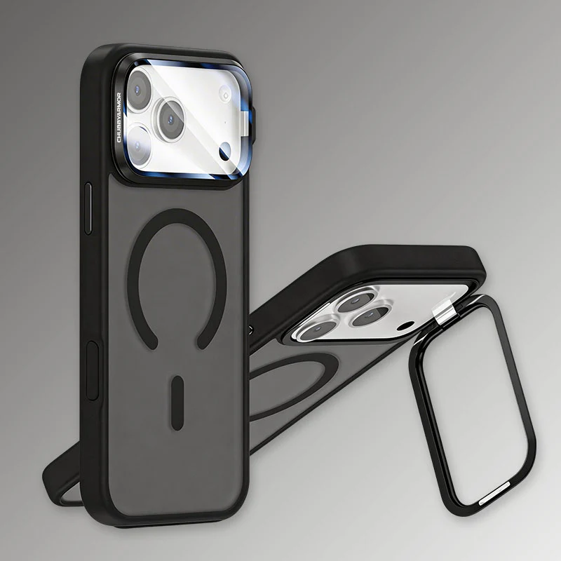 ChubbyArmor SEE - Skin-Feel Case With Hidden Bracket & Full Lens Protection For iPhone - Image 7