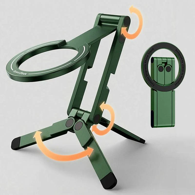 ChubbyGrip TriFold - Multi-Angle Adjustable, Foldable Aluminum Alloy Magnetic Triangle Stand - Image 8