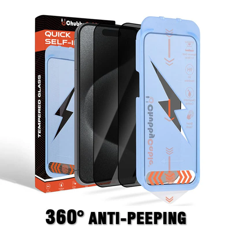 ChubbyShield Ultra - 360° Privacy Screen Protector with Ultra-easy Install Box - Image 11