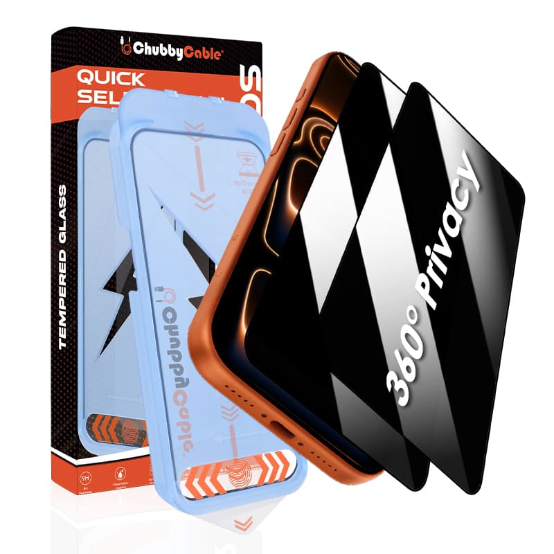 ChubbyShield Ultra - 360° Privacy Screen Protector with Ultra-easy Install Box - Image 16