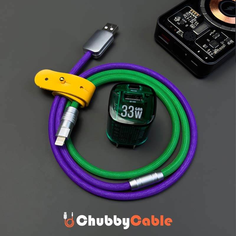 "Color-blocking Chubby" Charge Cable - Image 6