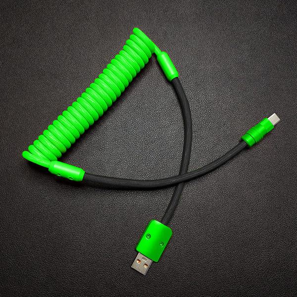 "Curly Chubby" New Colorblock Charge Cable - Image 15
