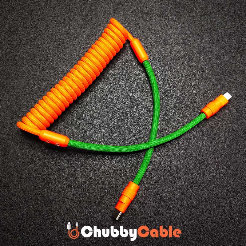 "Curly Chubby" New Colorblock Charge Cable - Image 3