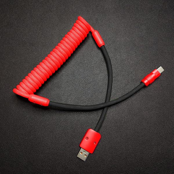 "Curly Chubby" New Colorblock Charge Cable - Image 30