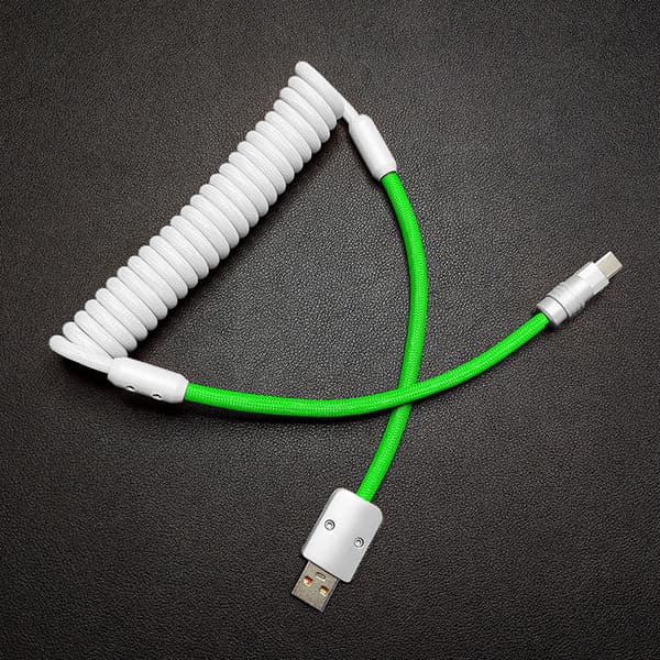 "Curly Chubby" New Colorblock Charge Cable - Image 32